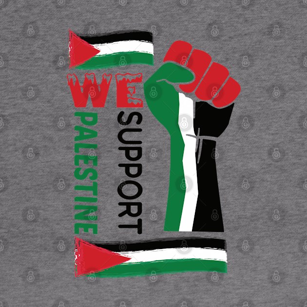 We support Palestine by MZeeDesigns